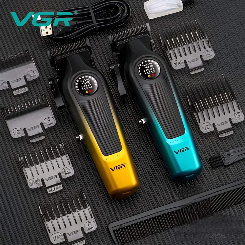 ماشین اصلاح موی سر و صورت شارژی وی جی ار مدل V-196 - تصویر 4