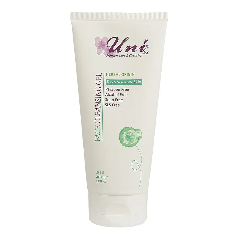 ژل پاک کننده صورت یونی لد مدل Dry And Sensitive Skin حجم 200 میلی لیتر