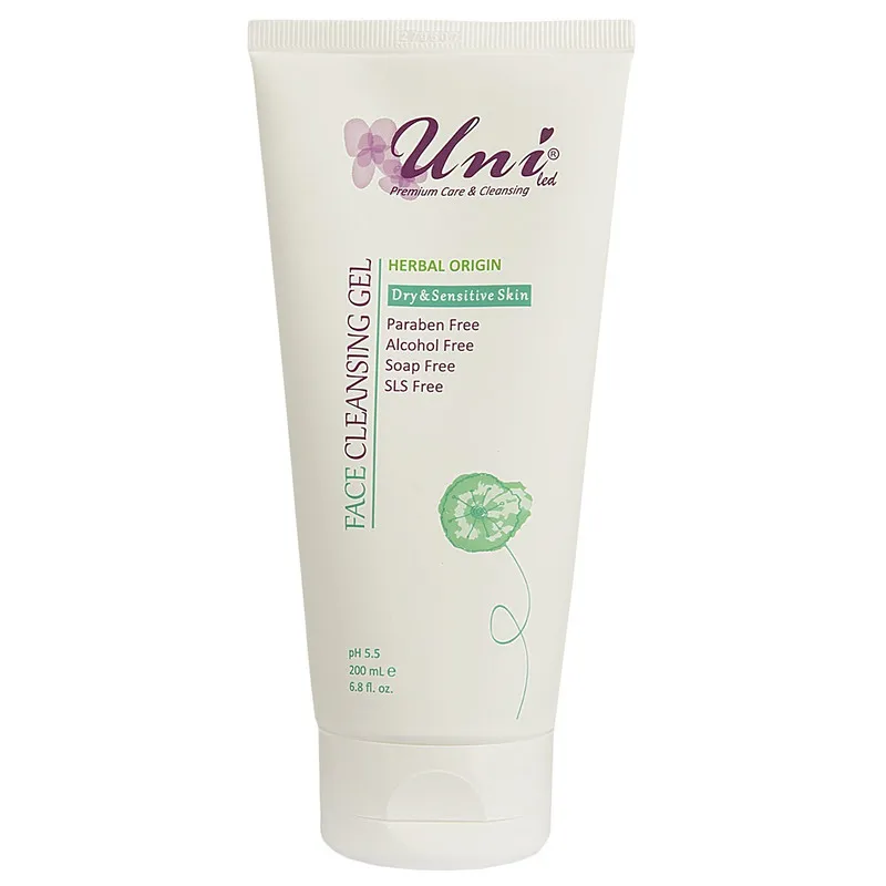 ژل پاک کننده صورت یونی لد مدل Dry And Sensitive Skin حجم 200 میلی لیتر - تصویر 2