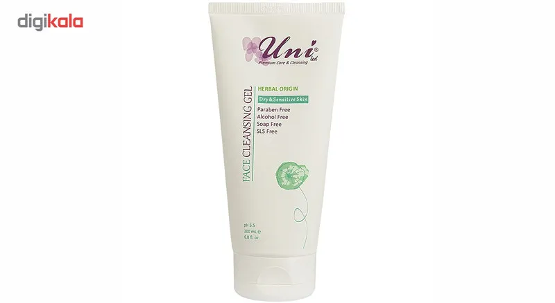 ژل پاک کننده صورت یونی لد مدل Dry And Sensitive Skin حجم 200 میلی لیتر - تصویر 3
