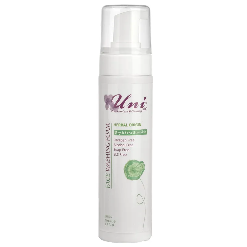 فوم پاک کننده آرایش یونی لد مدل Dry And Sensitive Skin حجم 200 میلی لیتر - تصویر 2