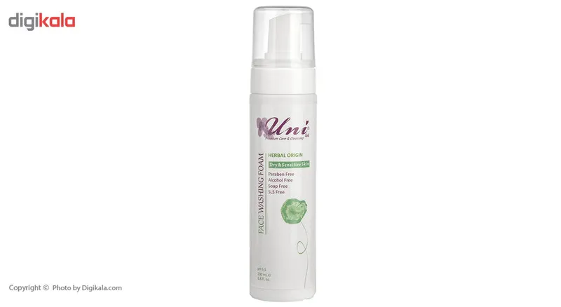 فوم پاک کننده آرایش یونی لد مدل Dry And Sensitive Skin حجم 200 میلی لیتر - تصویر 3