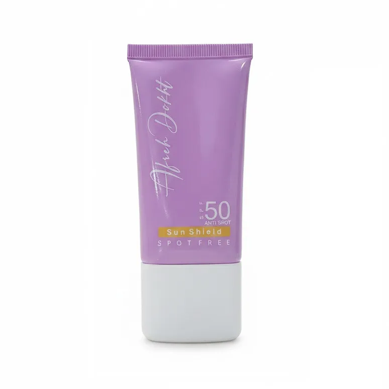 کرم ضد آفتاب بیرنگ صورت آفره دخت SPF 50 مدل SPOT F محافظ UVA ،UVB و PA+++،مناسب برای انواع پوست حجم 40 میلیلیتر
