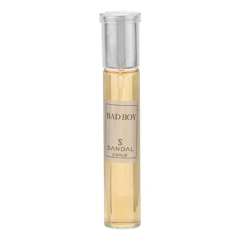 عطر جیبی مردانه صندل مدل Bad boy با رایحه خنک حجم 25 میلیلیتر