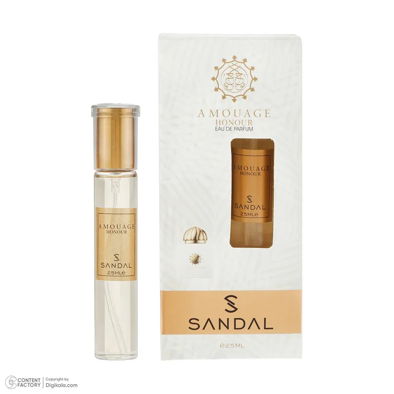 عطر جیبی زنانه صندل مدل amouage honour با رایحه خنک حجم 25 میلیلیتر - تصویر 5