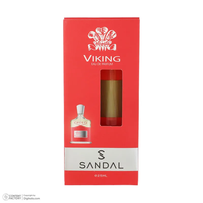 عطر جیبی مردانه صندل مدل Creed Viking با رایحه تلخ حجم 25 میلیلیتر - تصویر 4