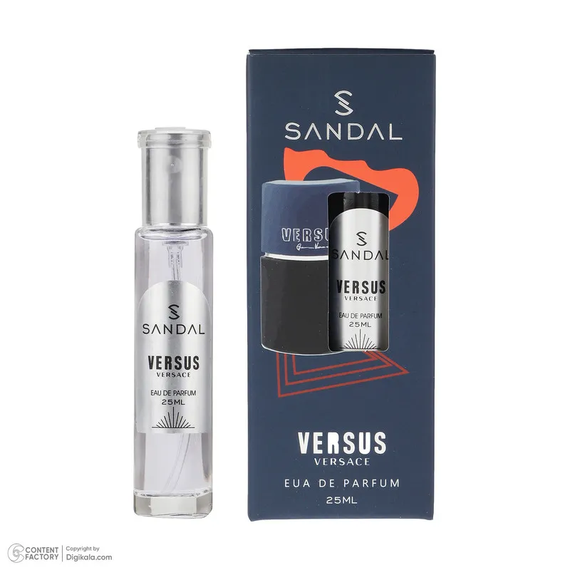عطر جیبی مردانه صندل مدل Versus versace با رایحه خنک حجم 25 میلیلیتر - تصویر 6