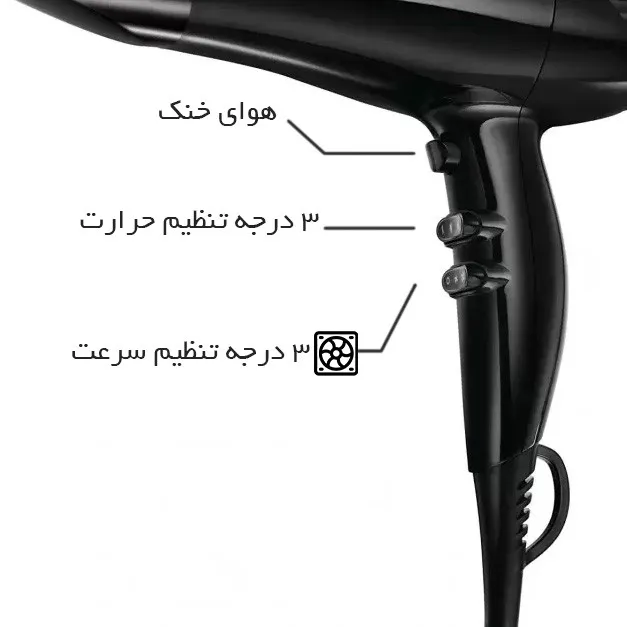 سشوار حرفه ای رمینگتون مدل AC3300 - تصویر 6