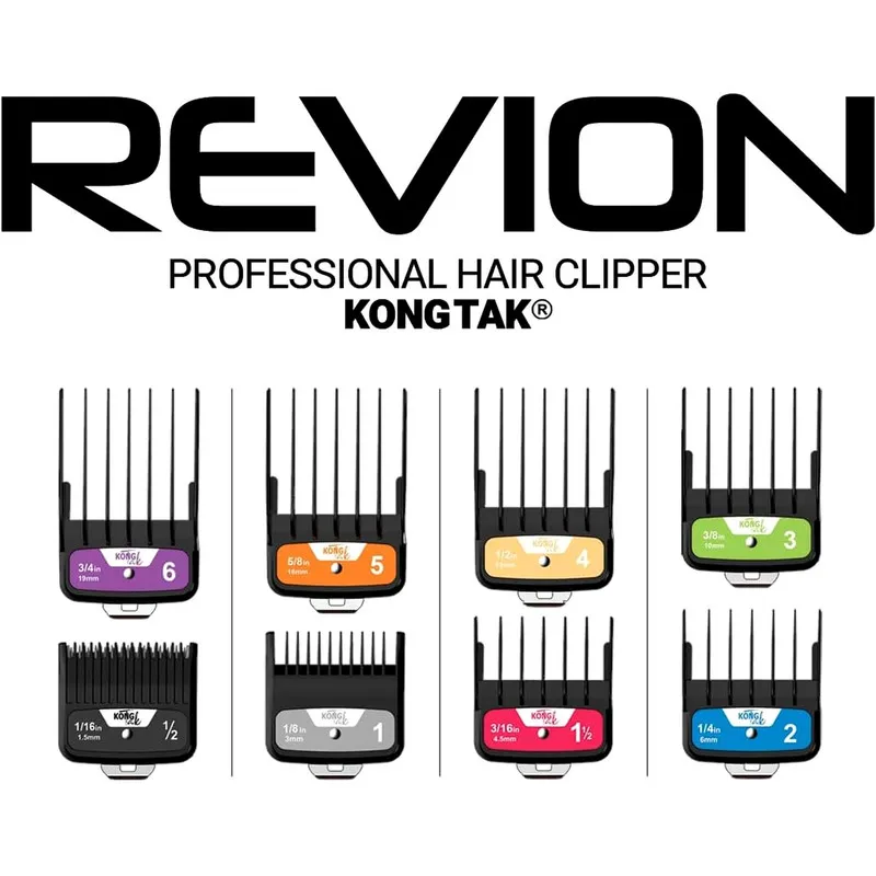 ماشین اصلاح موی سر شارژی کنگ تک مدل REVION - تصویر 2