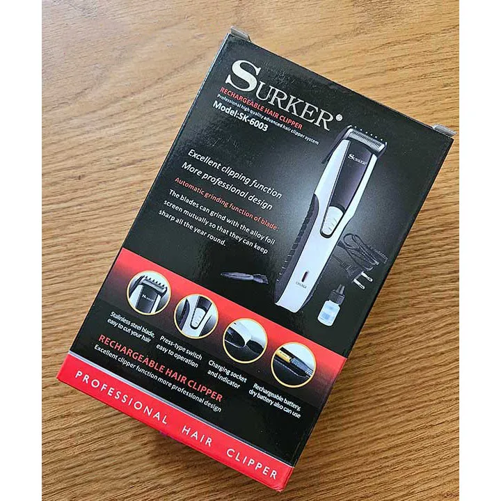 ماشین اصلاح موی سر و صورت شارژی سورکر مدل sk-6003 - تصویر 4