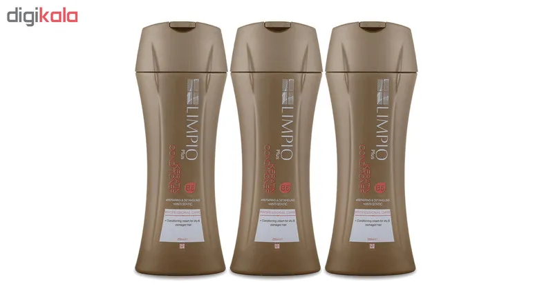 نرم کننده مو لیمپیو مدل Keratin حجم 250 میلی لیتر مجموعه 3 عددی - تصویر 2