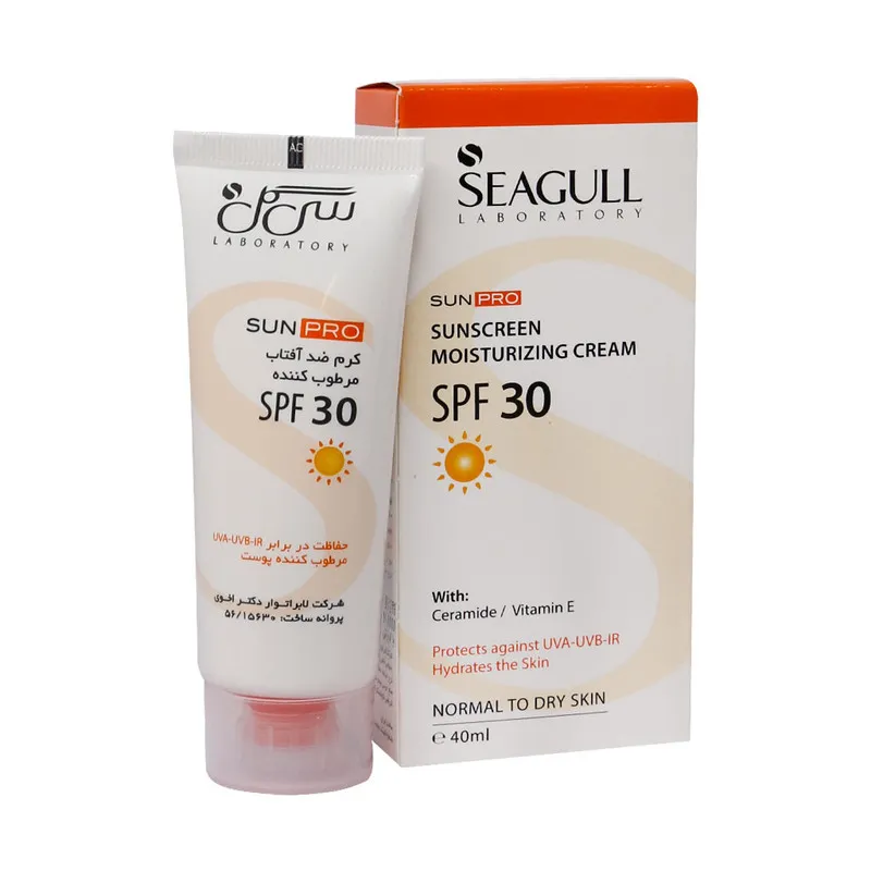 کرم ضد آفتاب بی رنگ صورت سی گل SPF 30 مدل سان پرو محافظتکننده در برابر اشعه UVA و UVمناسب برای انواع پوست حجم 40 میلی لیتر - تصویر 2