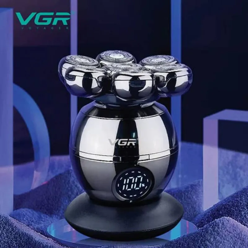 ماشین اصلاح موی صورت شارژی وی جی ار مدل V-315 - تصویر 4