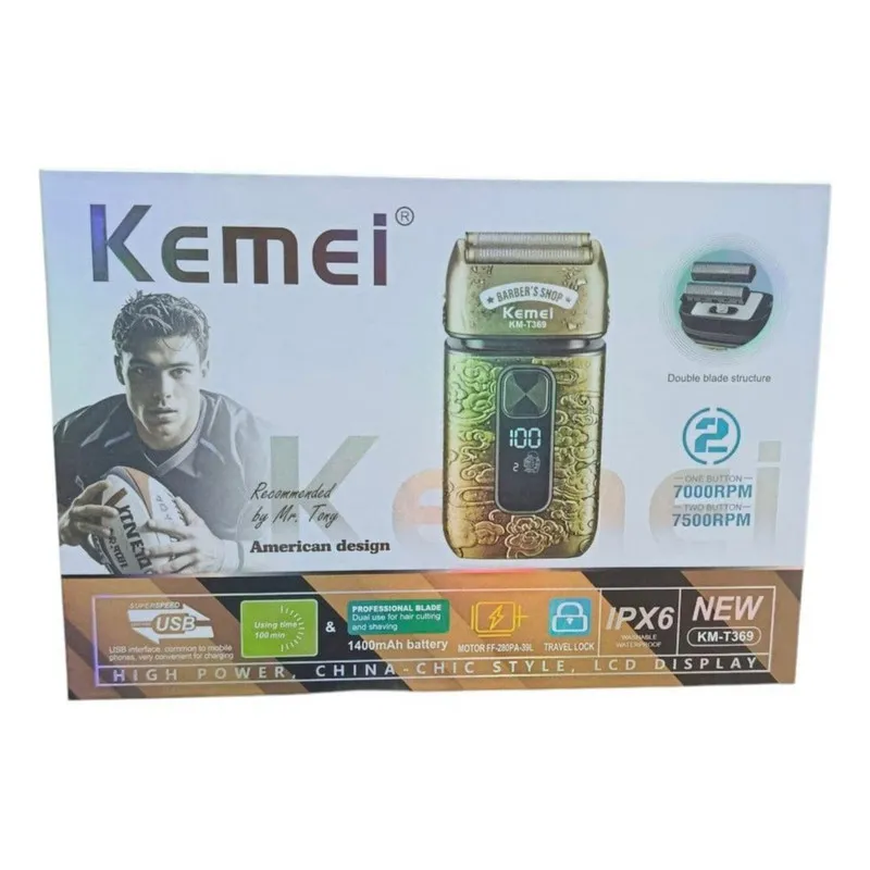 ماشین اصلاح موی صورت شارژی کیمی مدل KM-T369 - تصویر 5