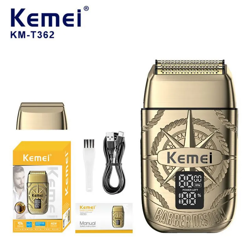 ماشین اصلاح موی صورت شارژی کیمی مدل KM-T362 - تصویر 4