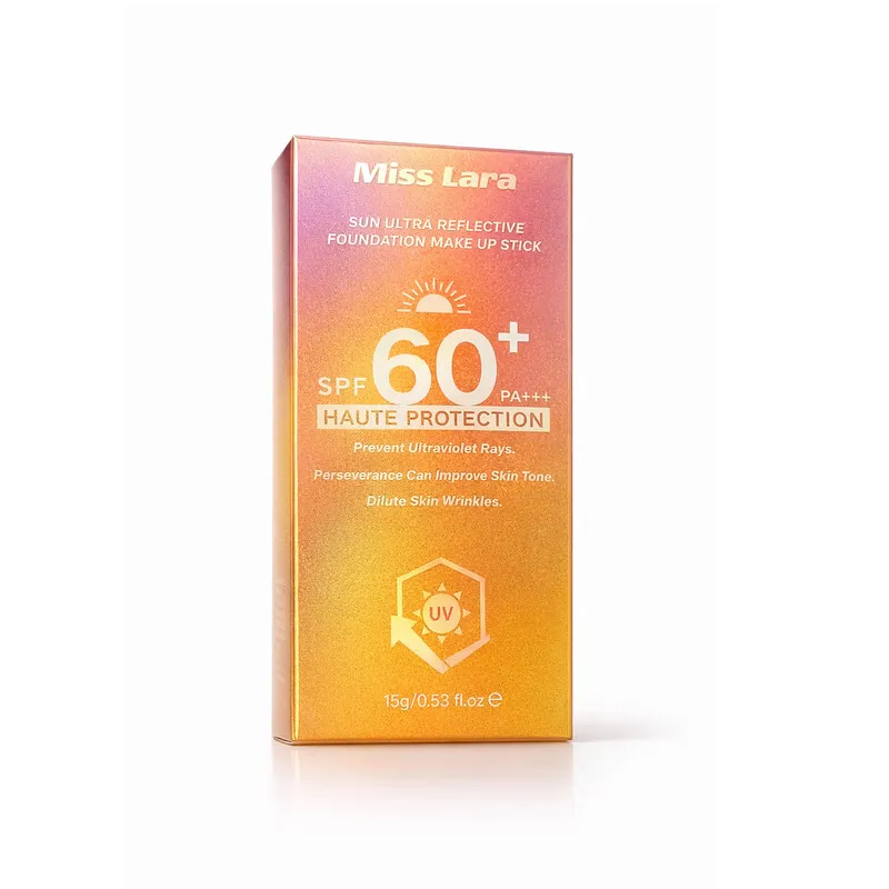 استیک ضد آفتاب رنگی صورت میس لارا SPF 60 مدل Haute  شماره 34 محافظ UVA ،UVB مناسب برای انواع پوست حجم 30 میلی‌لیتر - تصویر 3