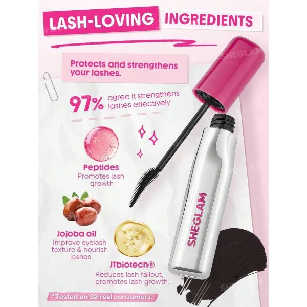 ریمل بلندکننده ضد آب شیگلم مدل Lashlighter Up & Out - تصویر 3