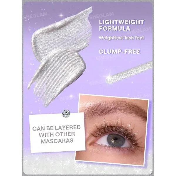 ریمل حالت‌دهنده شیگلم مدل Crystal Gaze Glitter - تصویر 5