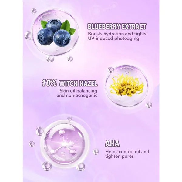 پرایمر صورت شیگلم مدل Good Grip Blueberry مناسب برای پوست چرب حجم 45 میلی‌لیتر - تصویر 2