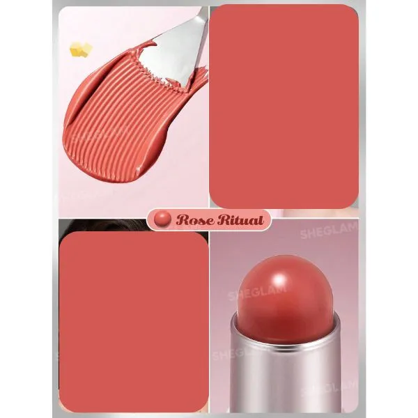 رژگونه استیکی ترکیبی شیگلم مدل Rose Ritual شماره 24 - تصویر 3