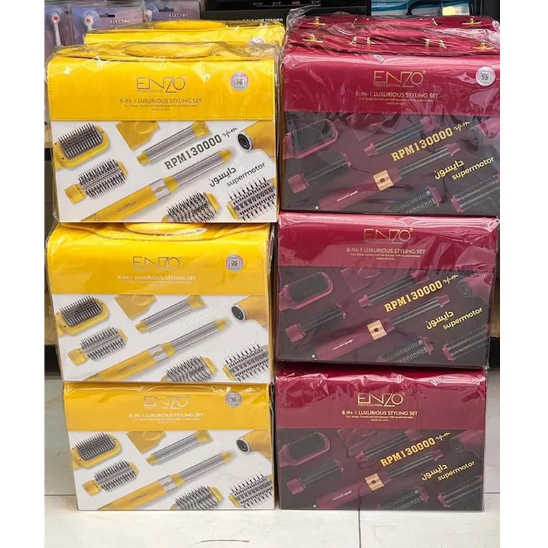سشوار برس‌دار حالت‌دهنده 1500وات انزو پروفیشینال مدل En-6223 - تصویر 6