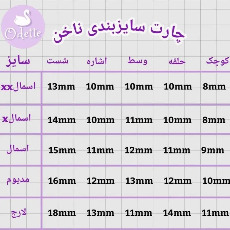 ناخن مصنوعی دست مدل 01 بسته 10 عددی - تصویر 3