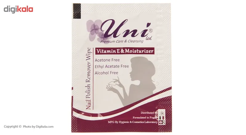 پد لاک پاک کن یونی لد مدل Vitamin E And Moisturizer بسته 10عددی - تصویر 2