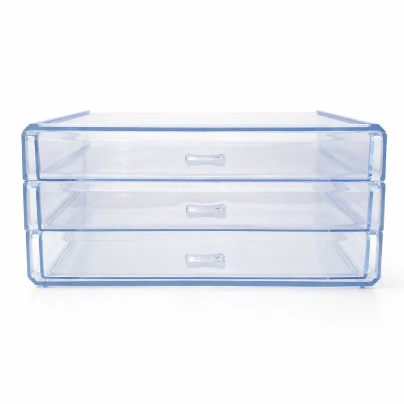 استند لوازم آرایشی مدل سه کشو Stk702 - تصویر 3