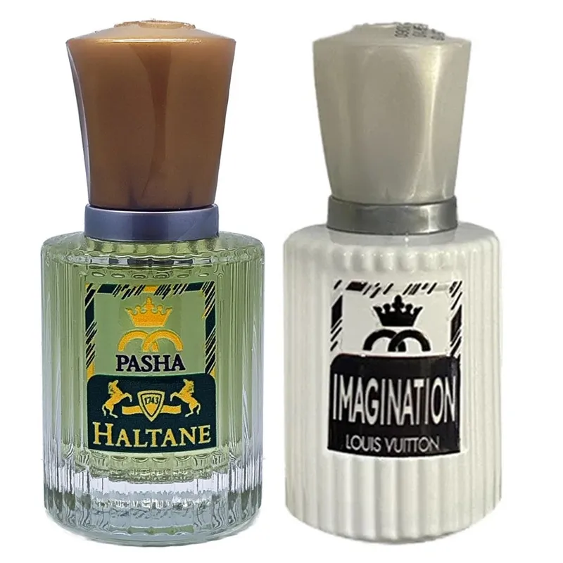 عطر جیبی مردانه پاشا مدل هالتان و ایمجینیشن با رایحه گرم حجم 30 میلیلیتر بسته 2 عددی