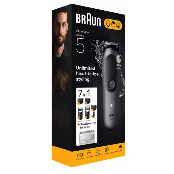 ماشین اصلاح موی صورت شارژی براون مدل AIO5520 - تصویر 4