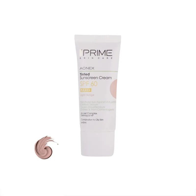 کرم ضد آفتاب رنگی پرایم SPF 60 مدل 010rosh ‌محافظ UVA ،UVB و PA+++،مناسب برای انواع پوست‌ حجم 50 میلی‌لیتر - تصویر 2