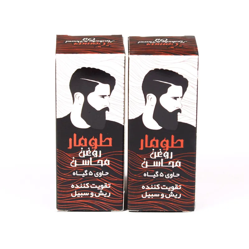 روغن تقویت کننده ریش و سبیل مدل 002 گیاهان 60 میلی لیتر بسته 2 عددی