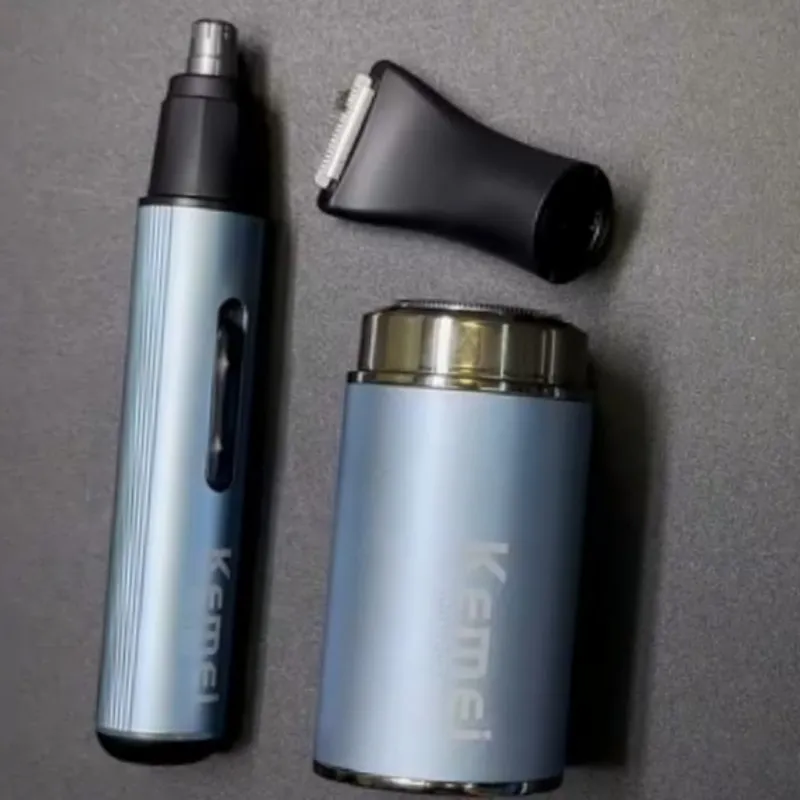 ماشین اصلاح موی صورت شارژی کیمی مدل KM-T390 3in1 مجموعه 2 عددی - تصویر 3