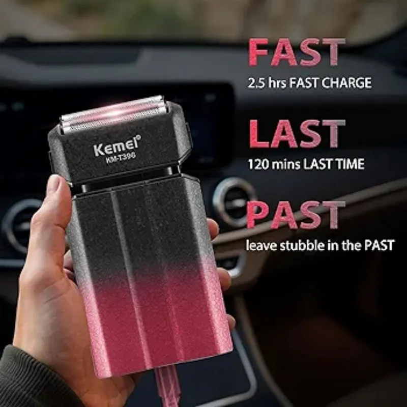 ماشین اصلاح موی صورت شارژی کیمی مدل KM-T396 - تصویر 3