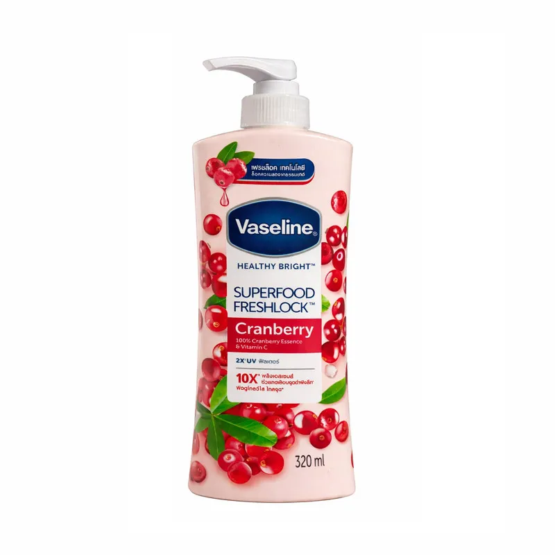 لوسیون بدن وازلین مدل Cranberry مناسب برای انواع پوست حجم 320 میلی لیتر - تصویر 2