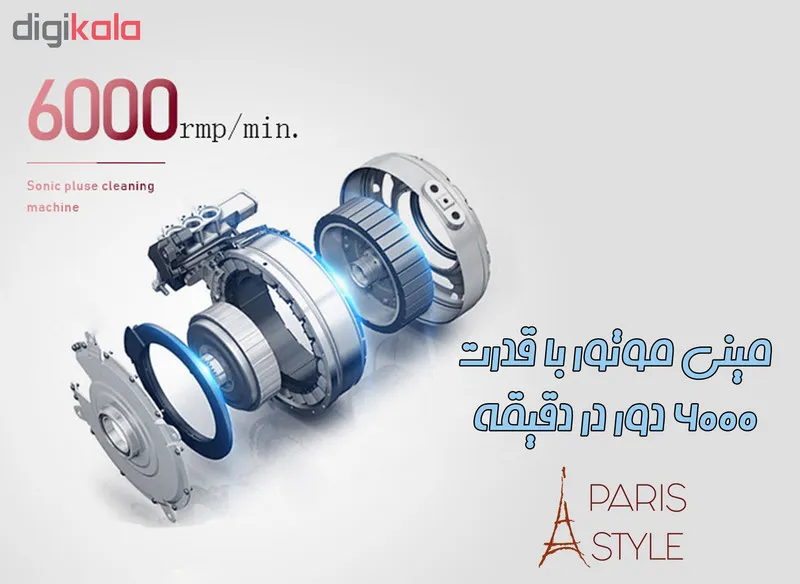برس پاکسازی پاریس استایل مدل RING5 - تصویر 5