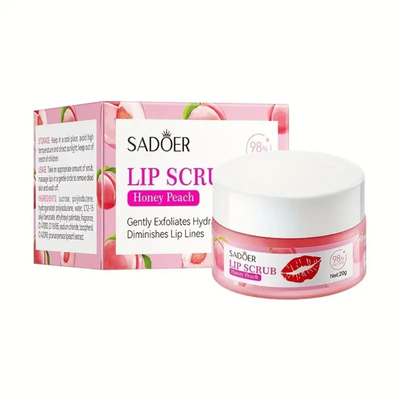 اسکراب و بالم لب سادور مدل اسکراب لایهبردار حجم 20 میلیلیتر، نرمکننده، مرطوبکننده و آبرسان با ویتامینهای تقویتی، افزایش نرمی و لطافت، روشنکننده رنگ لب و پیشگیری از ترکخوردگی - تصویر 3