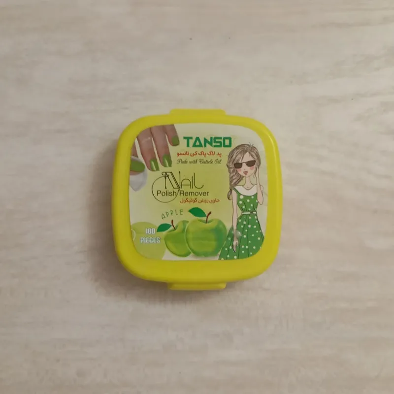 پد لاک پاک کن تانسو مدل میوه ای سه بسته 100 عددی - تصویر 3