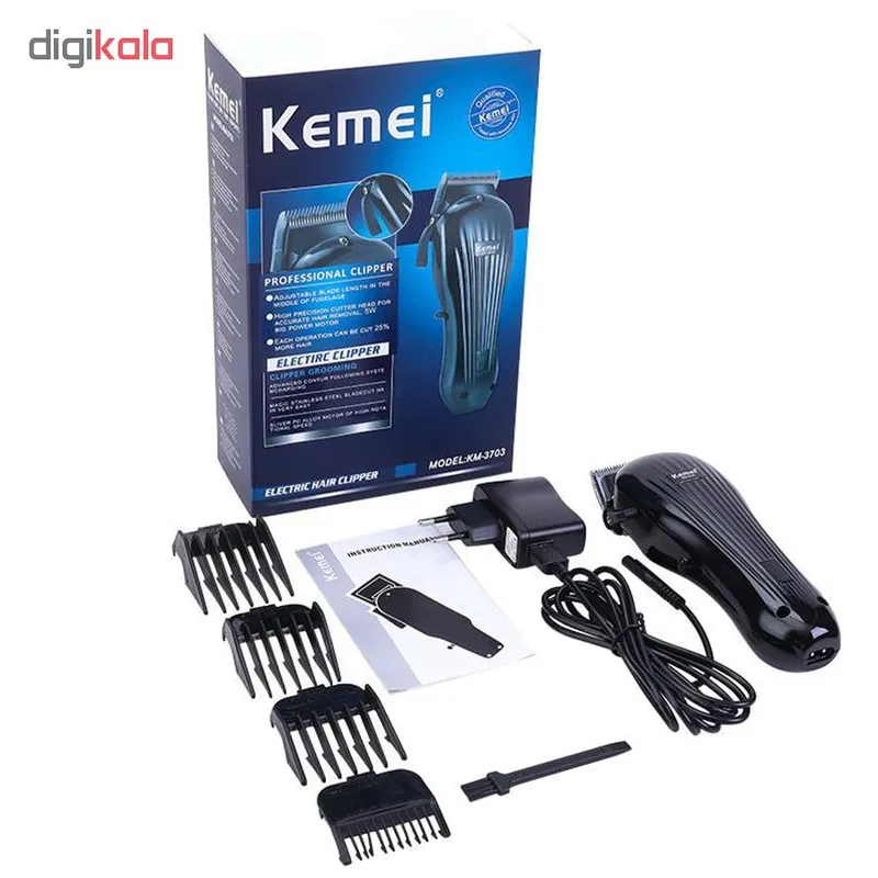 ماشین اصلاح موی سر کیمی مدل KM-3703 - تصویر 3