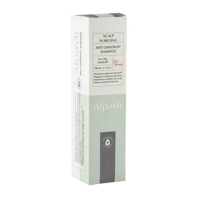  شامپو تقویت کننده مو آلپاویت مدل scalp purifying مناسب برای مو دارای شوره چرب حجم 240 میلی لیتر  - تصویر 3