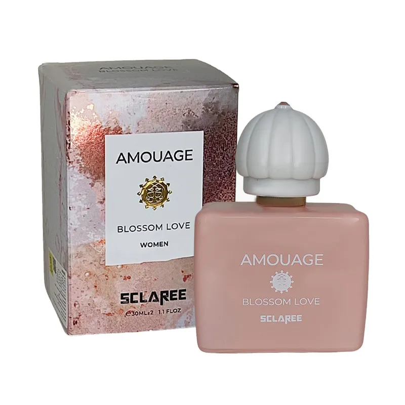 عطر جیبی زنانه اسکلاره مدل Amouage blossom love با رایحه شیرین حجم 30 میلیلیتر - تصویر 2
