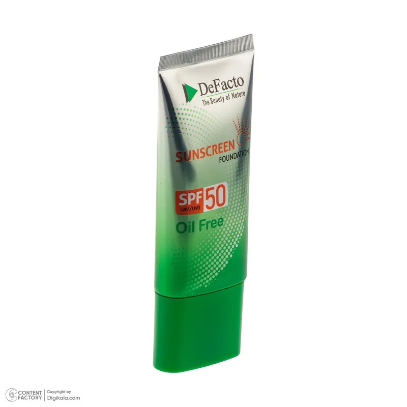 کرم ضد آفتاب رنگی صورت دیفکتو SPF 50 مدل LB ‌محافظ در برابر اشعه UVA،UVB مناسب برای پوست‌ چرب حجم 50 میلی‌لیتر - تصویر 4