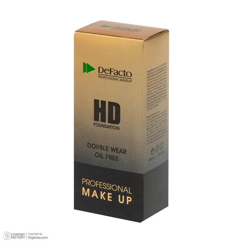 کرم پودر مایع دیفکتو مدل HD شماره F304 مناسب برای انواع پوست حجم 40 میلیلیتر - تصویر 5