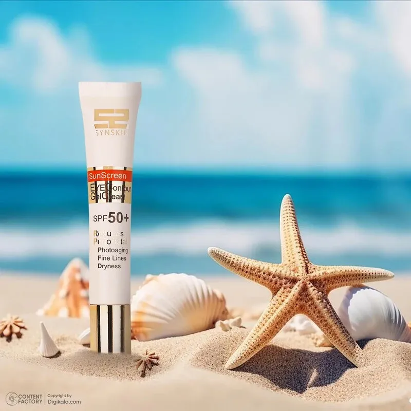 ژل ضد آفتاب بیرنگ دور چشم ساین اسکین SPF 50 مدل PFD مناسب انواع پوست حجم 20 میلی لیتر مجموعه 2 عددی - تصویر 2