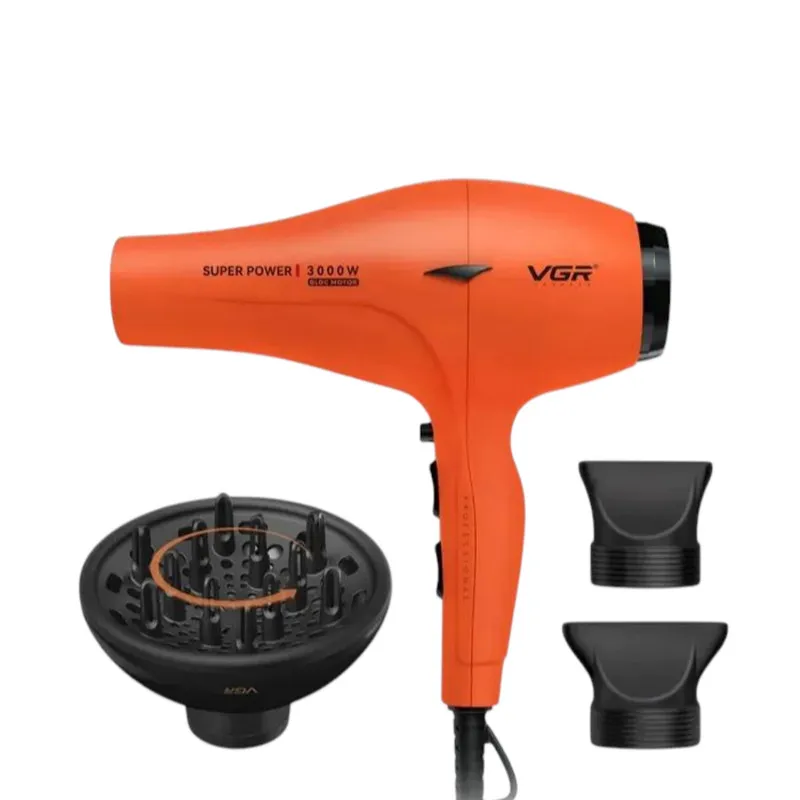 سشوار حرفه‌ای 3000 وات وی جی ار مدل V-406D - تصویر 2