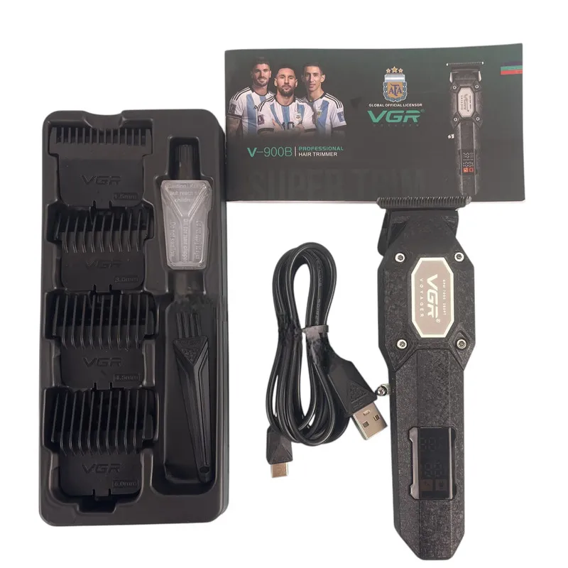ماشین اصلاح موی سر و صورت شارژی وی جی ار مدل V-900B - تصویر 3