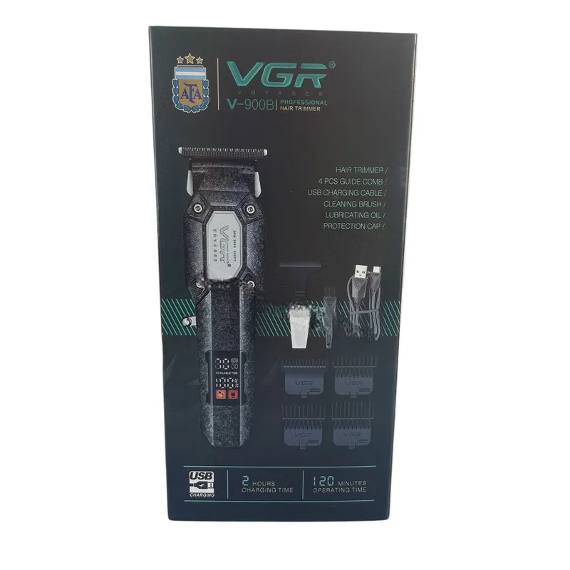 ماشین اصلاح موی سر و صورت شارژی وی جی ار مدل V-900B - تصویر 4