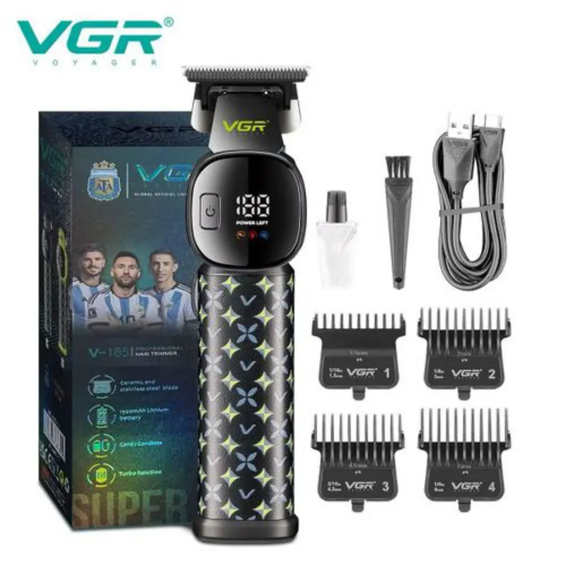ماشین اصلاح موی سر و صورت شارژی وی جی ار مدل V-185 - تصویر 2