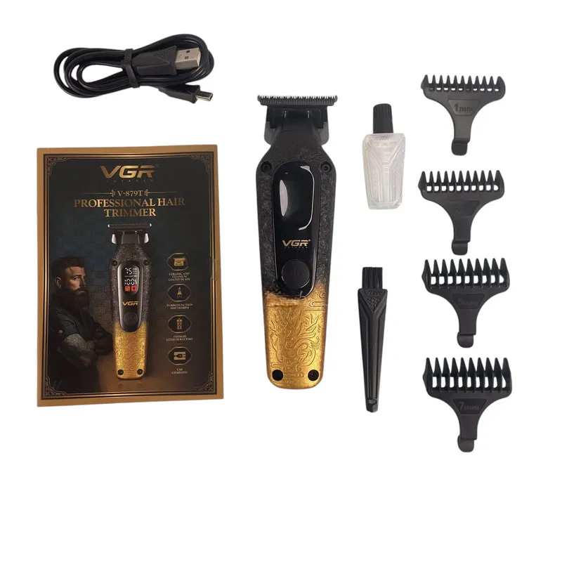 ماشین اصلاح موی سر و صورت شارژی وی جی ار مدل V-879T - تصویر 2
