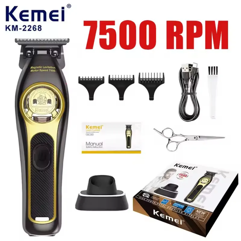 ماشین اصلاح موی سر و صورت شارژی کیمی مدل KM-2268 - تصویر 6